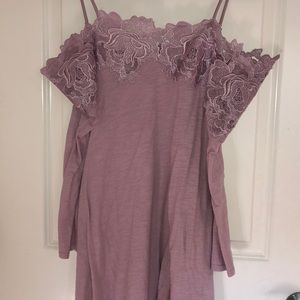 Lavender free people top